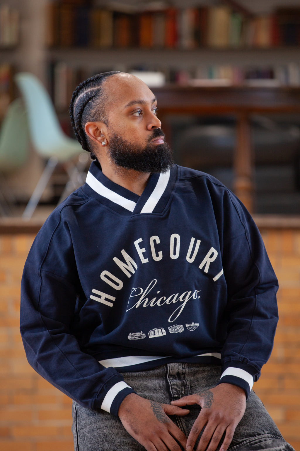 Homecourt Chicago Classic Pull-Over Sweater