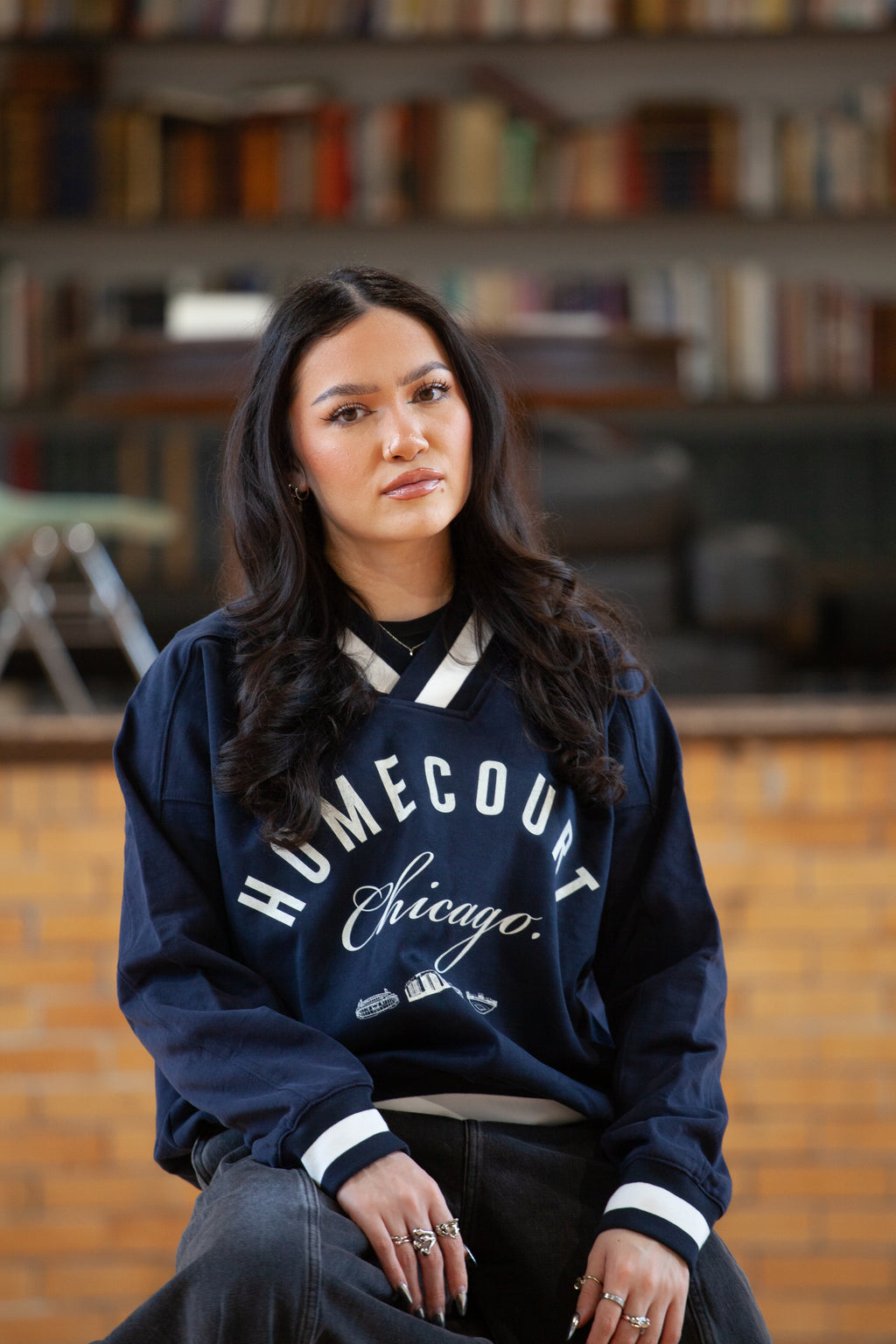 Homecourt Chicago Classic Pull-Over Sweater